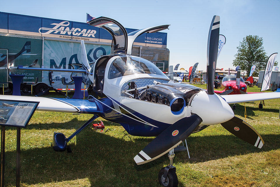 Lancair MAKO Kit Offers FourSeat Alternative EAA